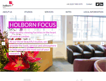 Tablet Screenshot of holbornfocus.com